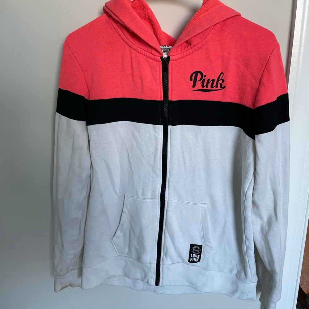 PINK zip up hoodie